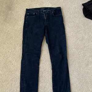 Lucky Brand 121 Slim Straight Dark Wash Jean 30 x 32